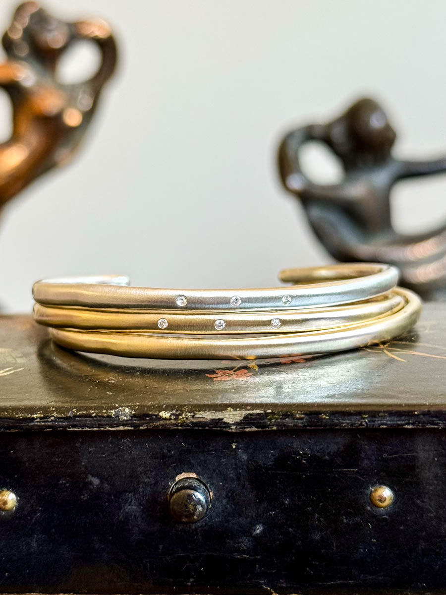 Organic Diamond Cuff