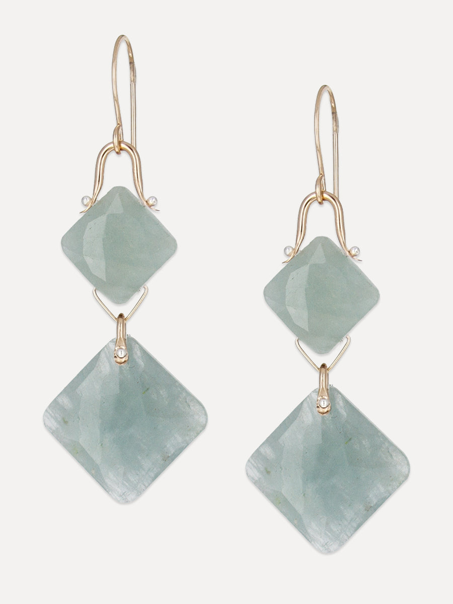 Mosaic Earrings - cushion