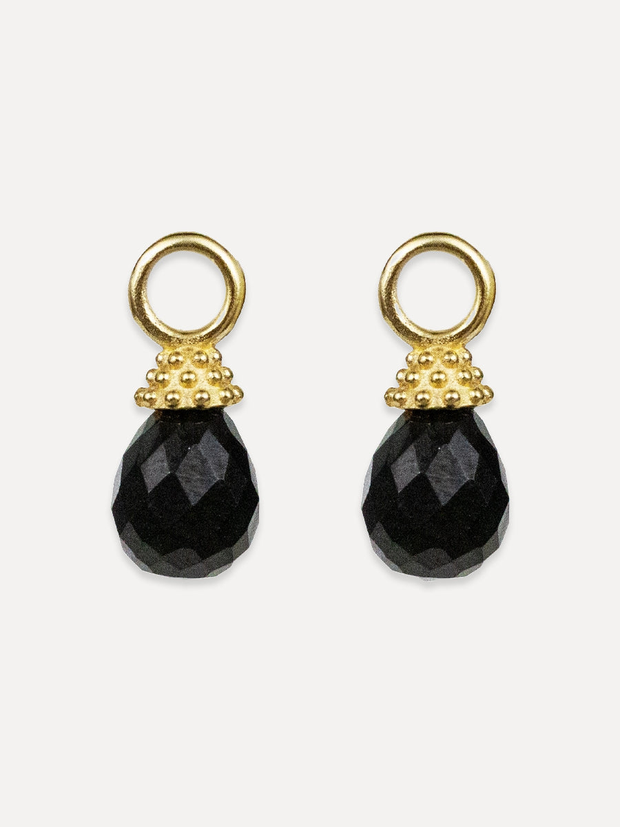 Lincoln Huggies & Charms - black spinel