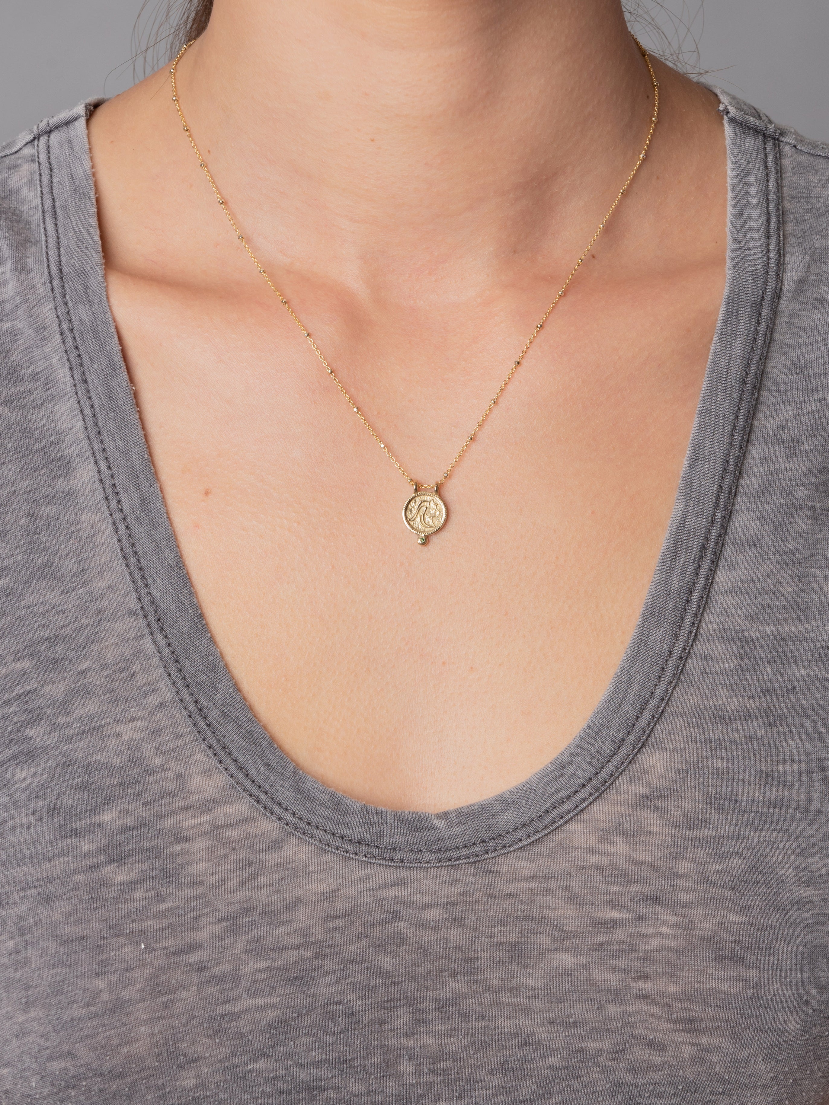 Capricorn Zodiac Necklace