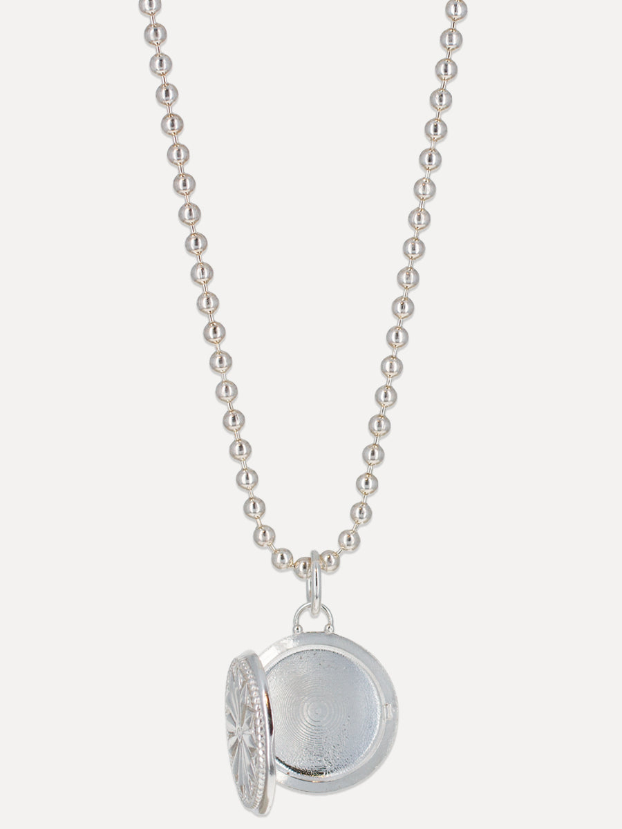 Sun Lotus Locket Charm