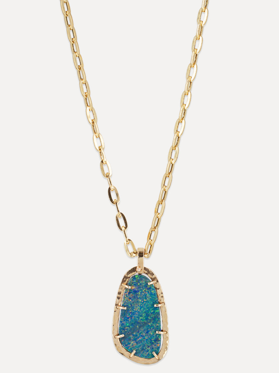 14K Australian Opal Calypso Necklace