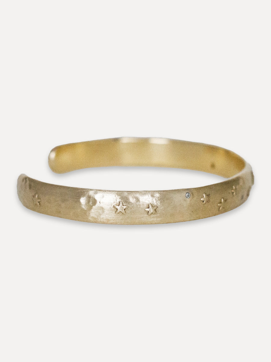 Satnam Diamond Cuff