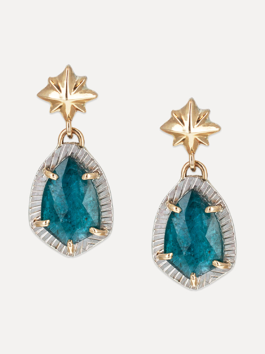 Blue Flame Earrings