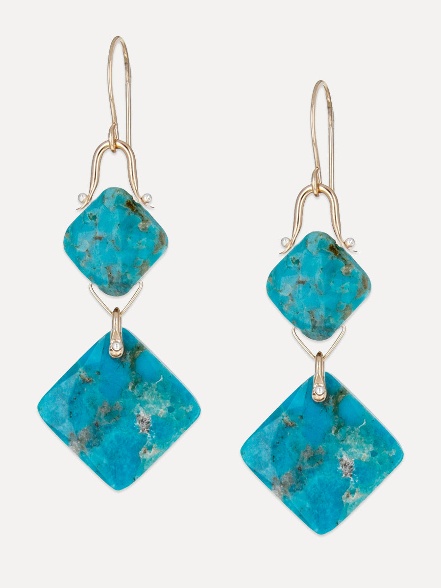 Mosaic Earrings - cushion