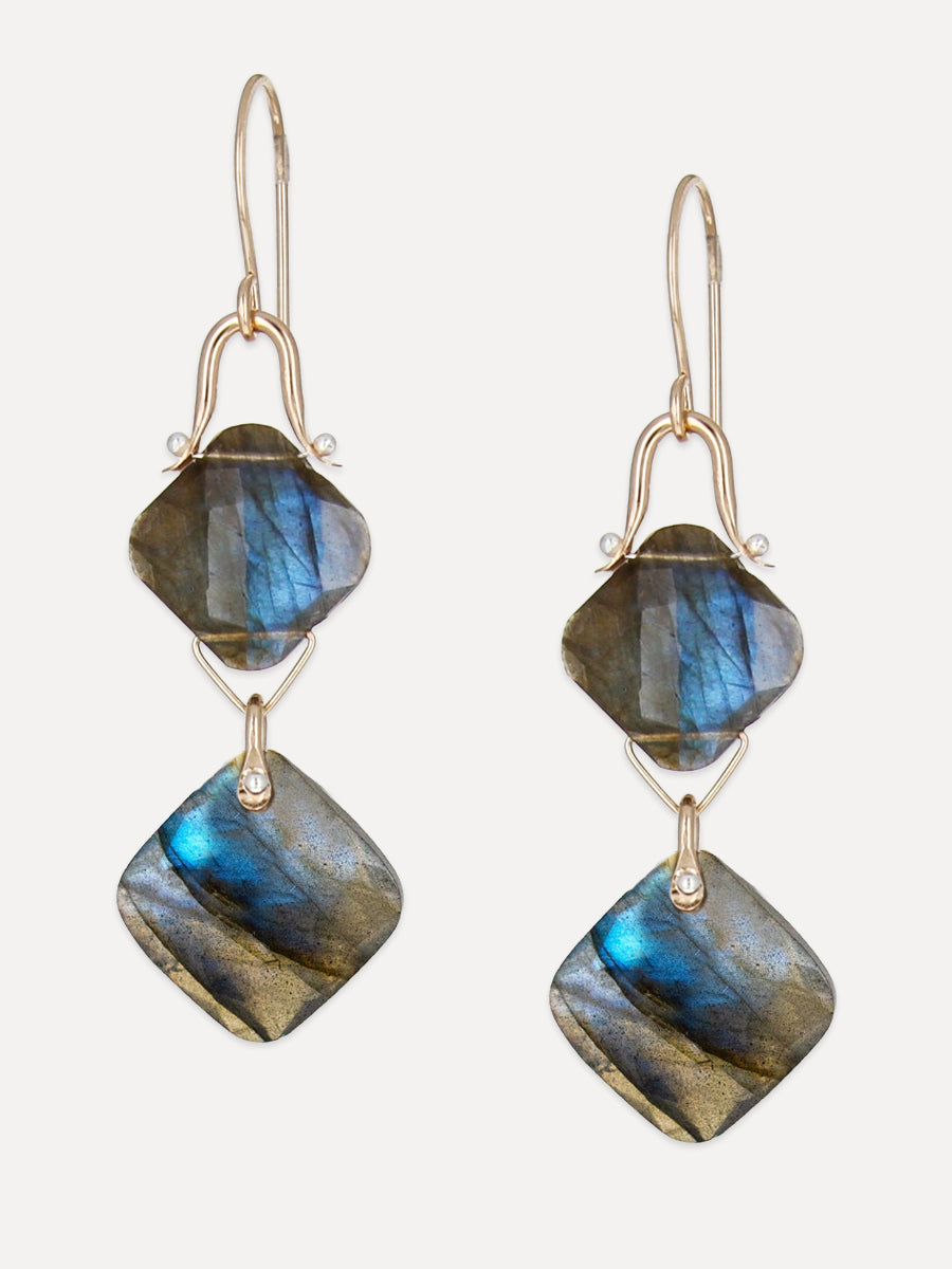 Mosaic Earrings - cushion