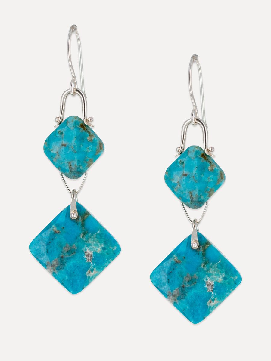 Mosaic Earrings - cushion