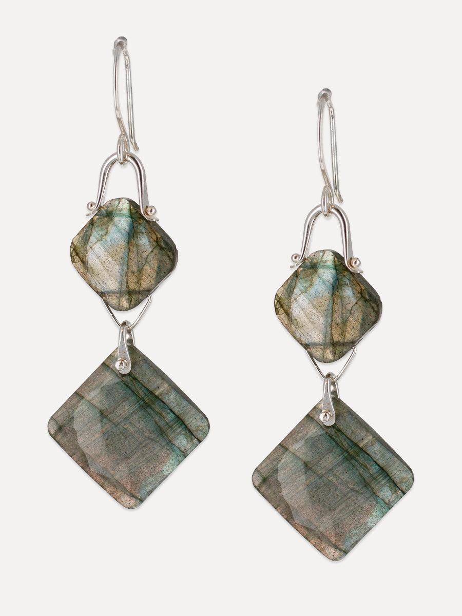 Mosaic Earrings - cushion