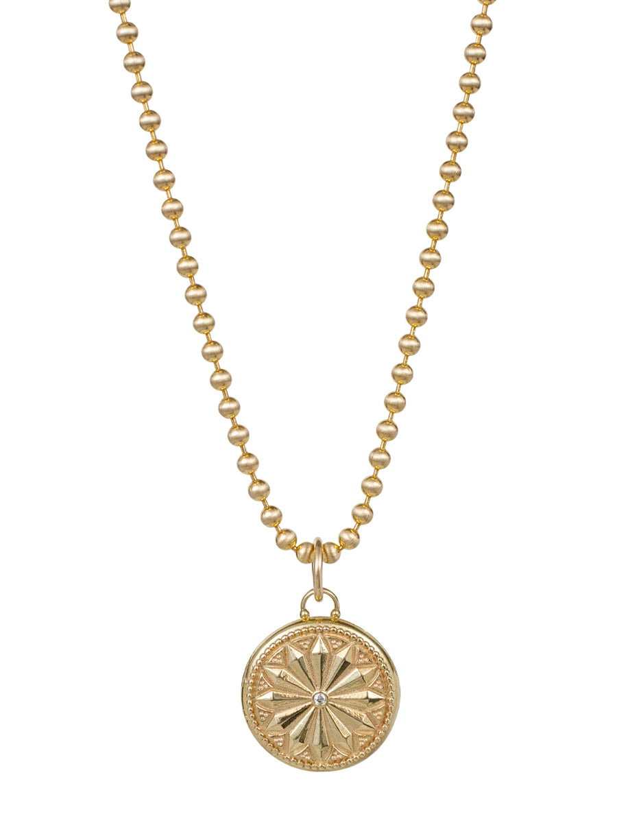 Sun Lotus Locket