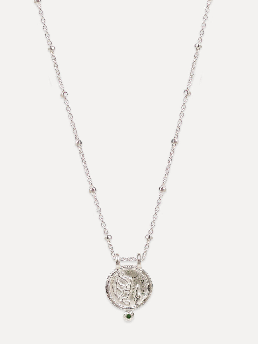 Zodiac Necklace - virgo "exacting & modest"