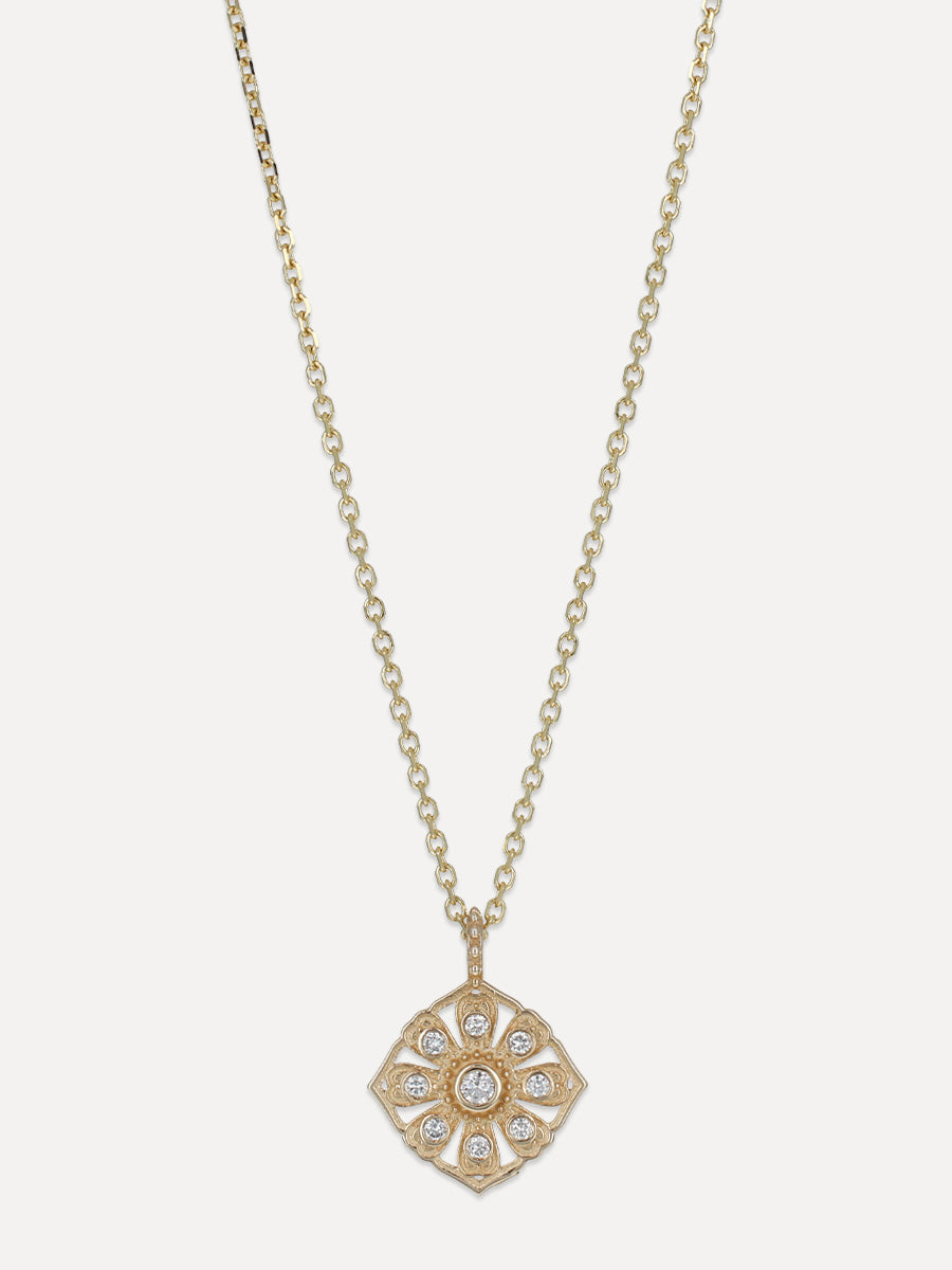 14K Luxe Daisy Petite Necklace