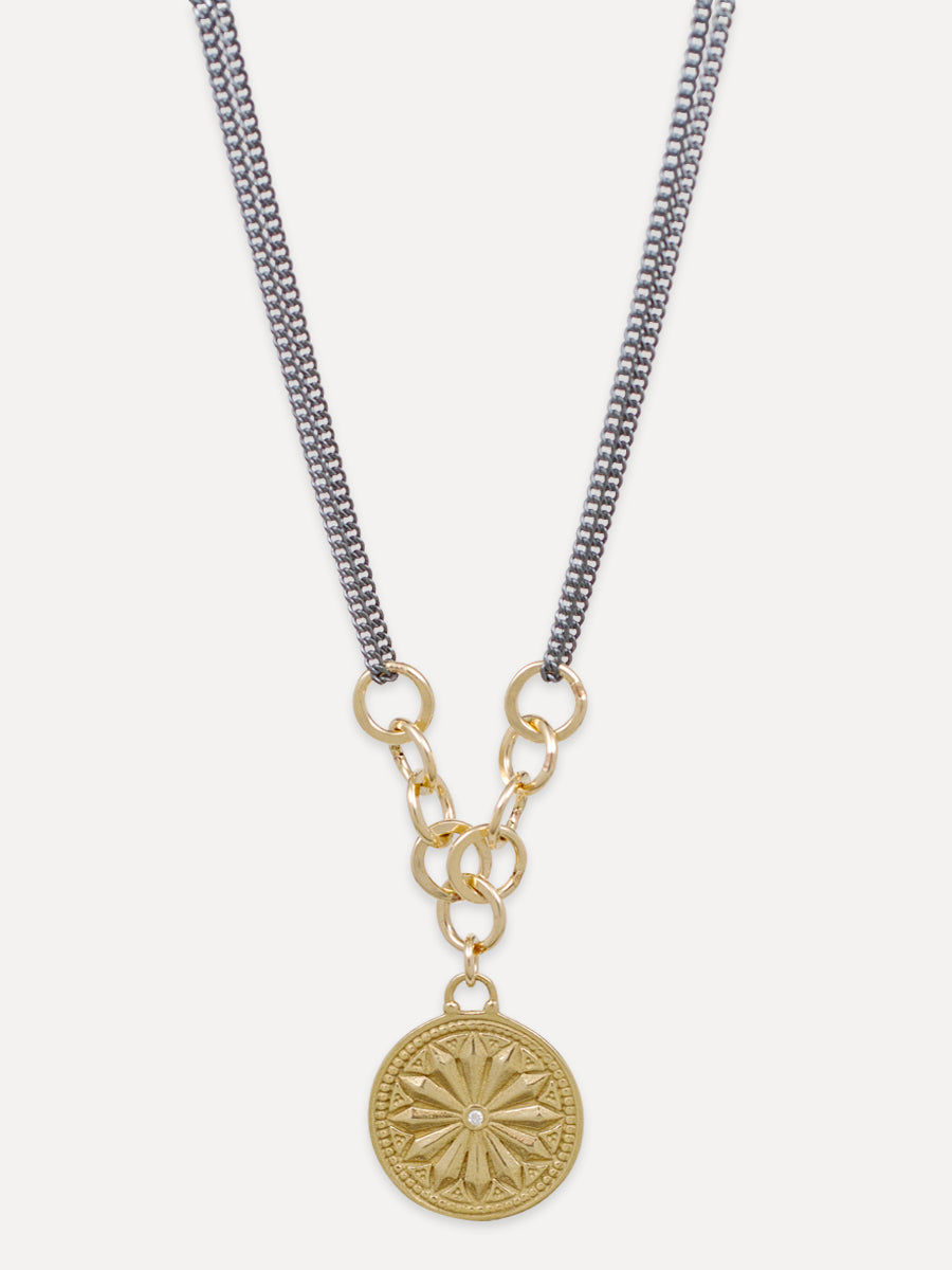 Sun Lotus Eternity Necklace