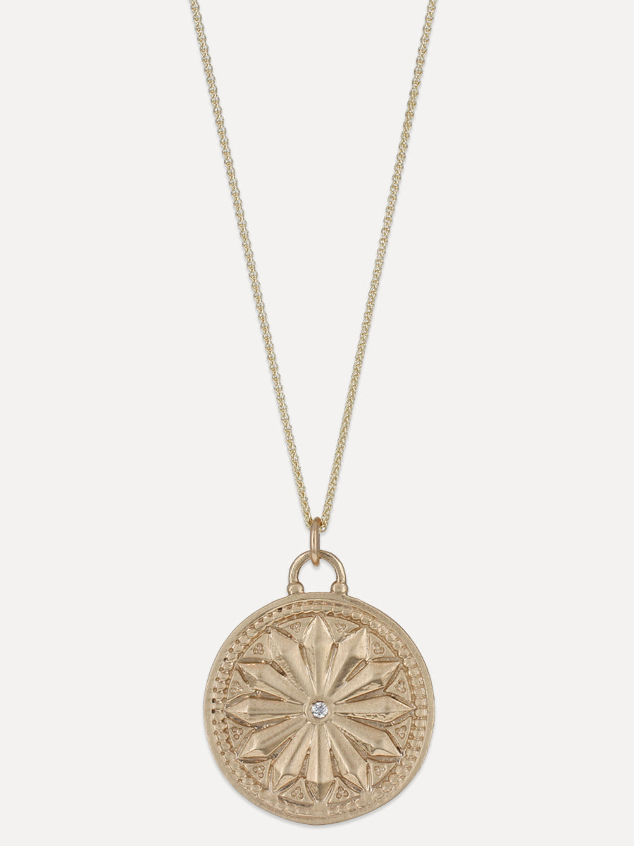 10K Sun Lotus Signature Necklace