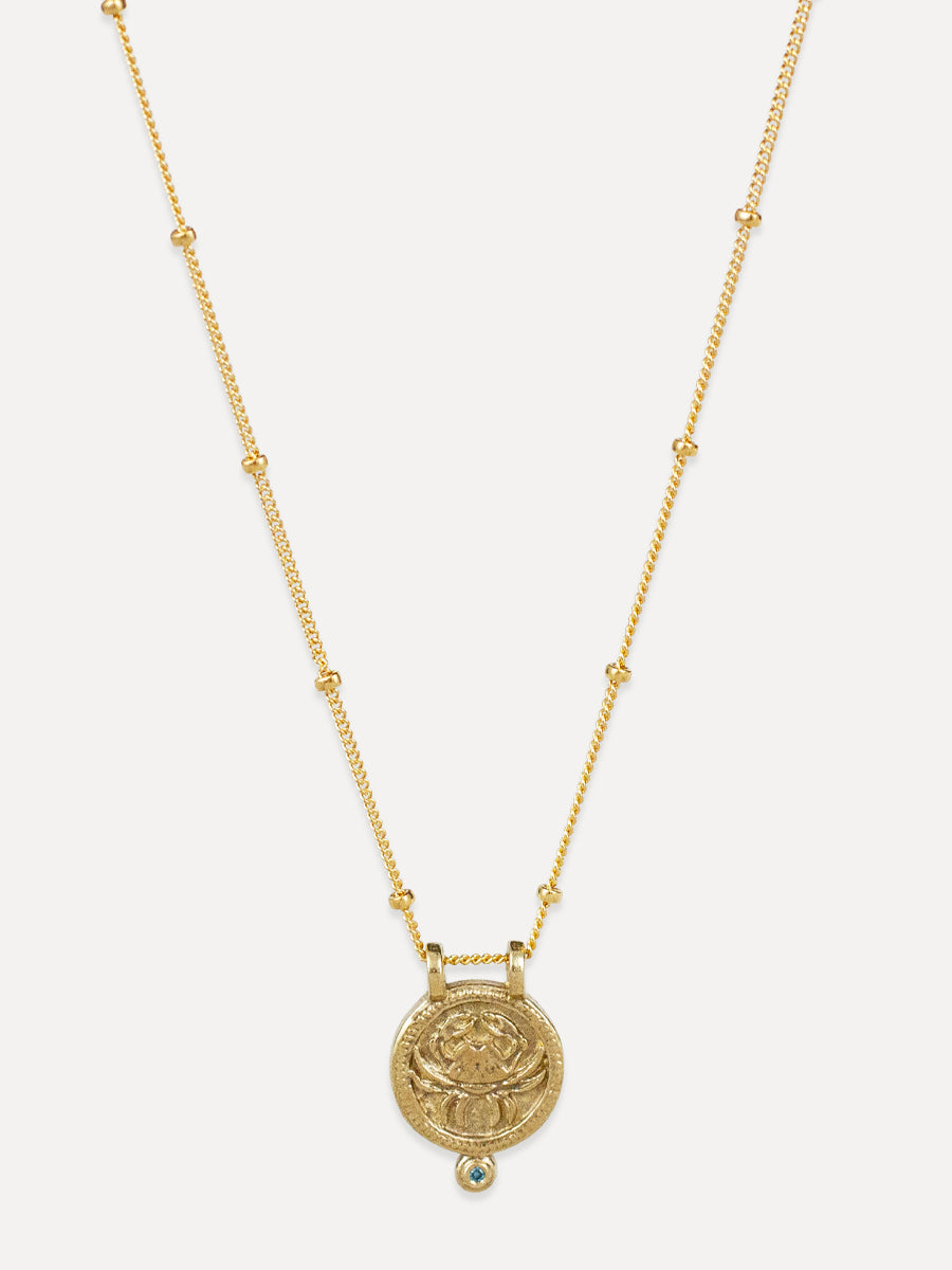 Zodiac Necklace - cancer "nurturing & serene"