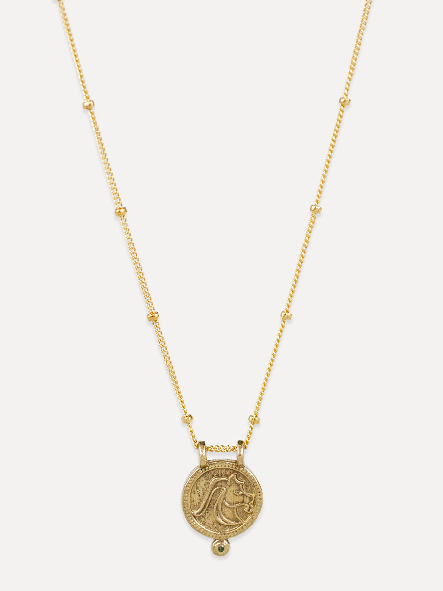 Zodiac Necklace - capricorn "ambitious & loyal"