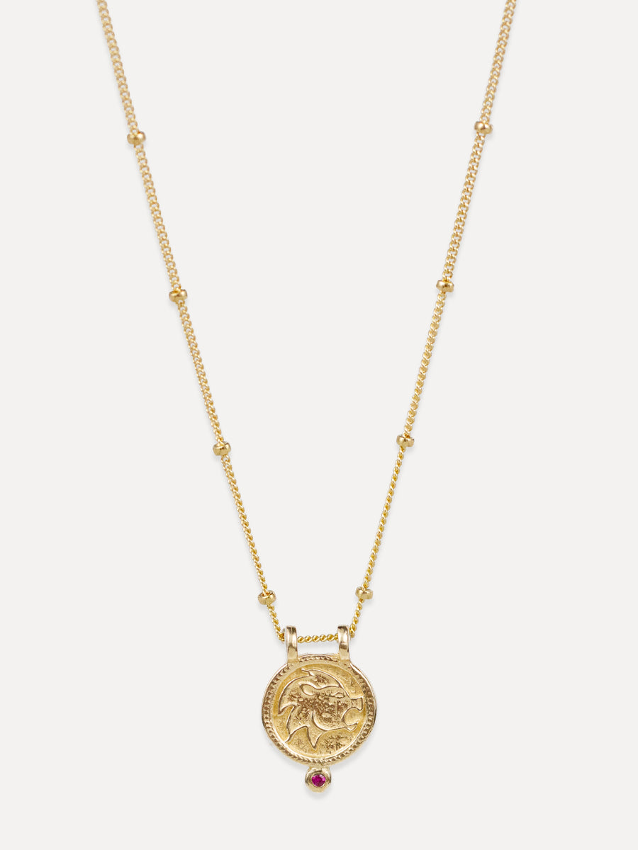 Zodiac Necklace - leo "confident & cool"