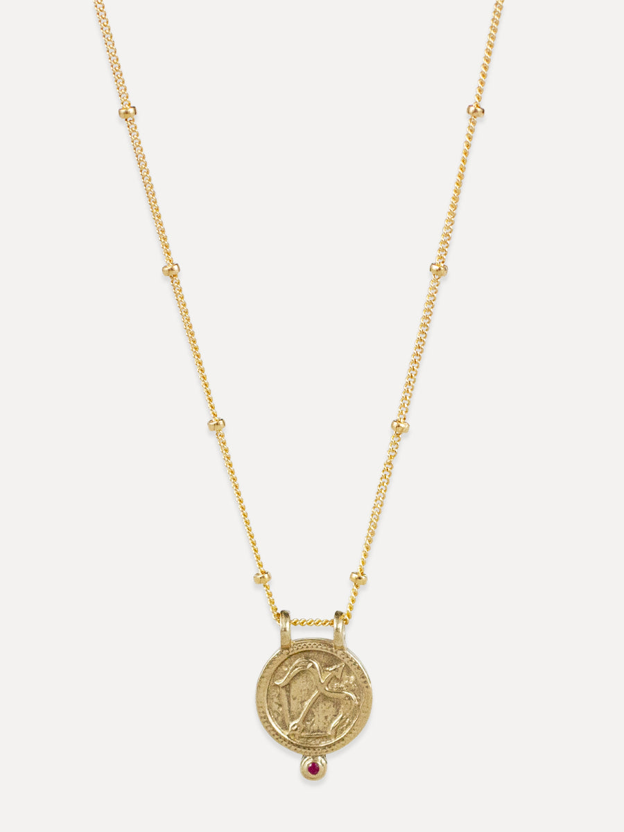 Zodiac Necklace - sagittarius "adventurous & open-minded"