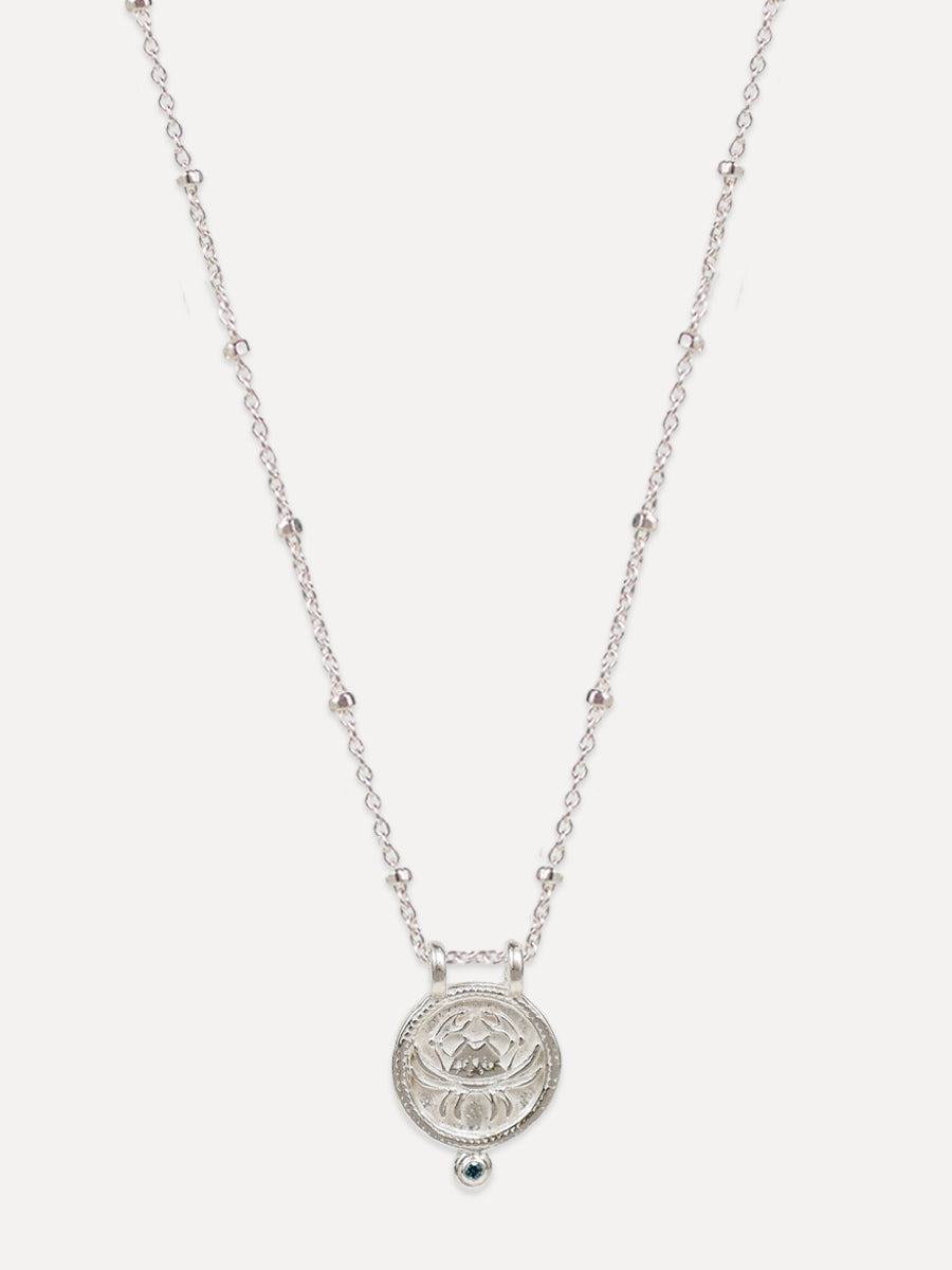 Zodiac Necklace - cancer "nurturing & serene"