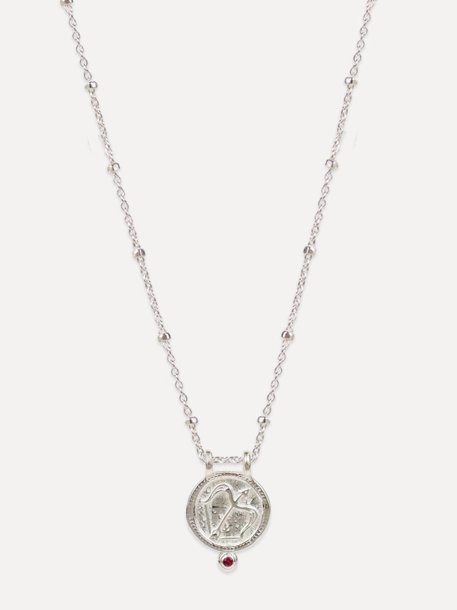 Zodiac Necklace - sagittarius "adventurous & open-minded"