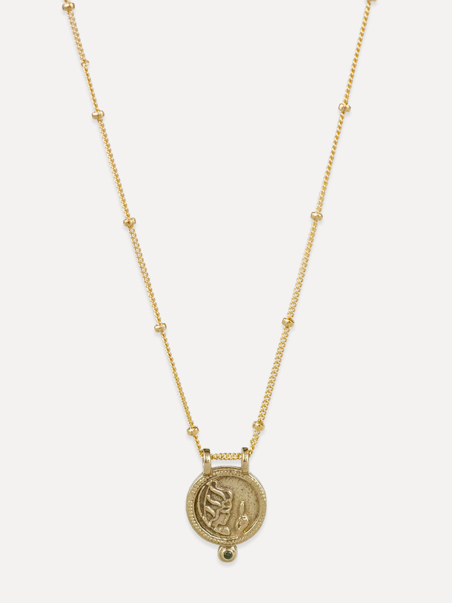 Zodiac Necklace - virgo "exacting & modest"