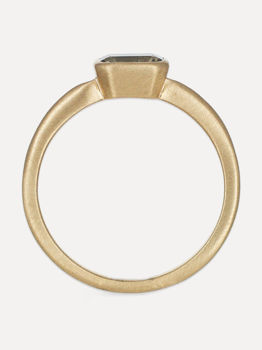 14K Nouveau Sapphire Ring
