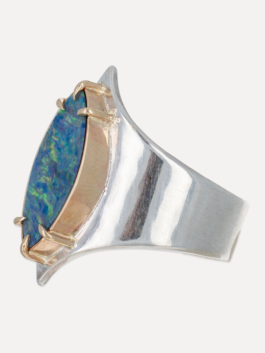 Australian Opal Oracle Ring