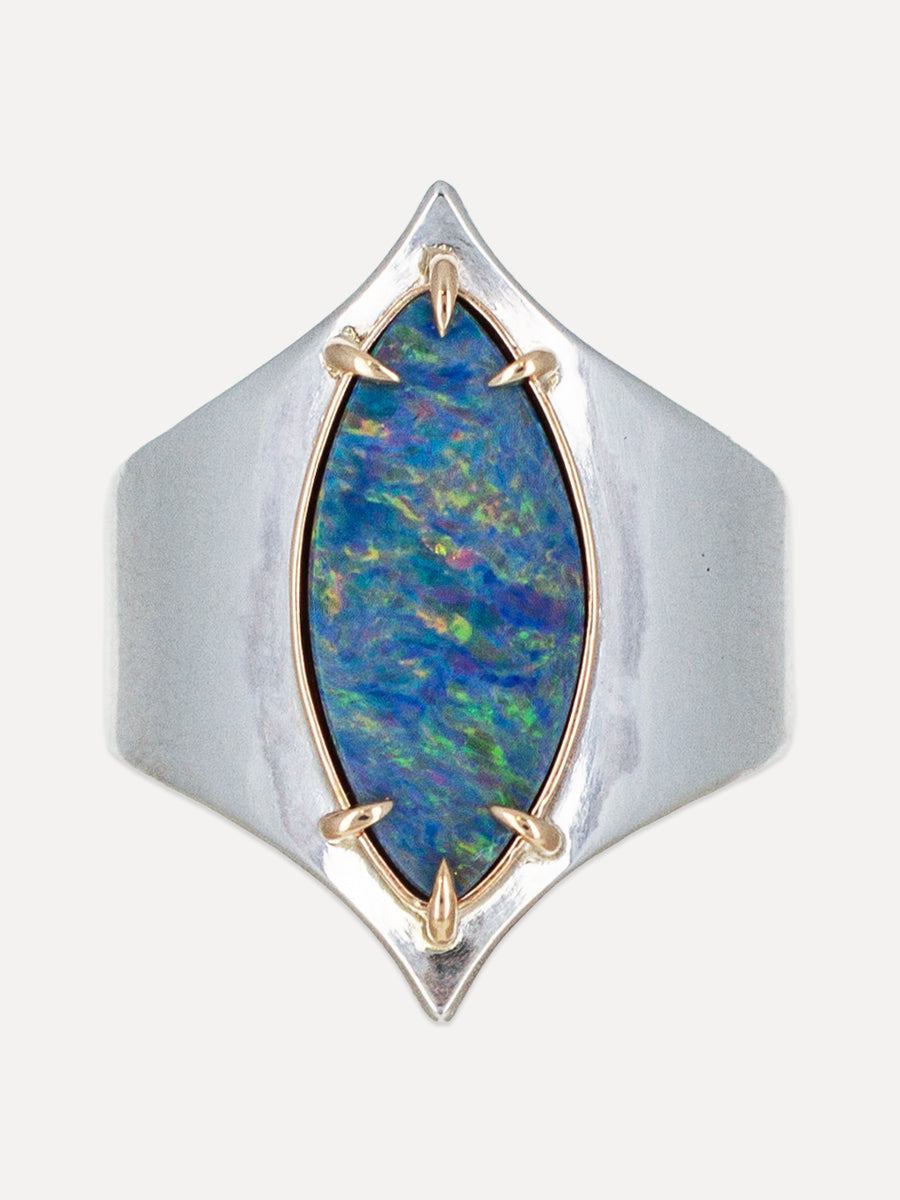 Australian Opal Oracle Ring