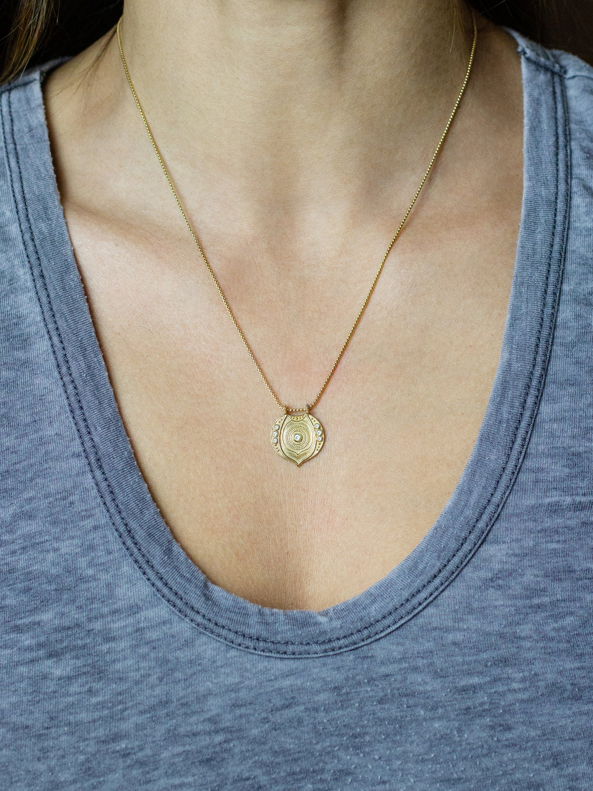 Aura Necklace - "live in light"