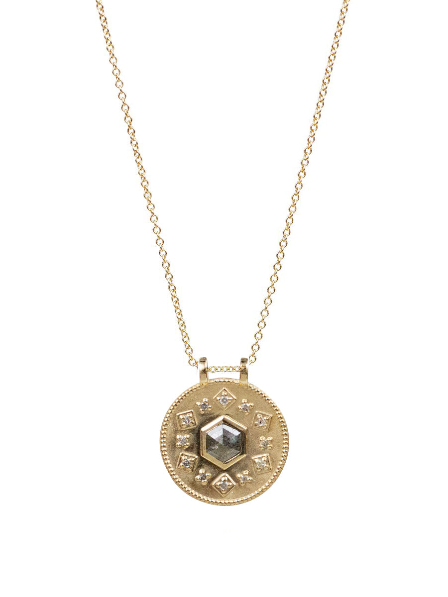 14K Diamond Celine Necklace