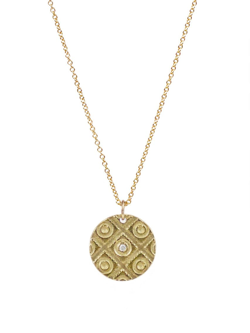 14K Diamond Morocco Necklace - large