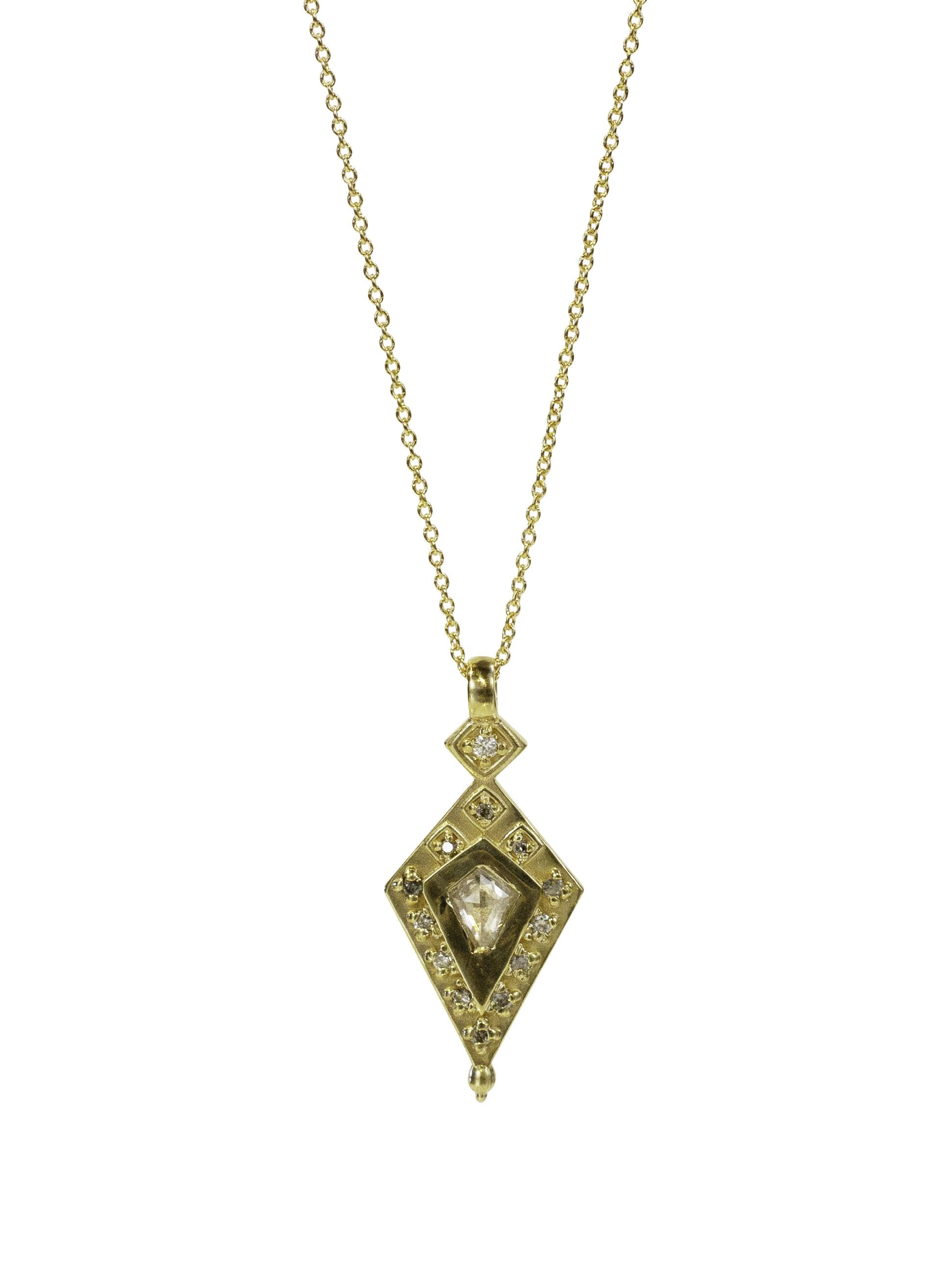 14K Diamond Venus Necklace